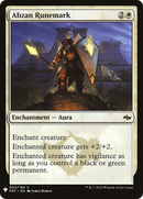 Abzan Runemark (LIST-FRF-3) [The List]