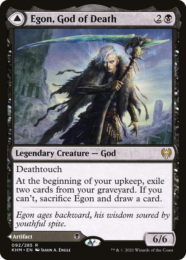 Egon, God of Death // Throne of Death (KHM-092) [Kaldheim]