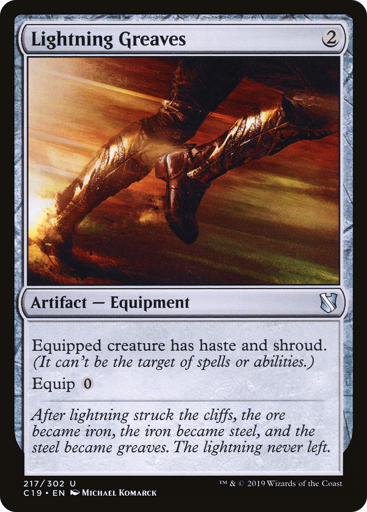 Lightning Greaves (C19-217) [Commander 2019]