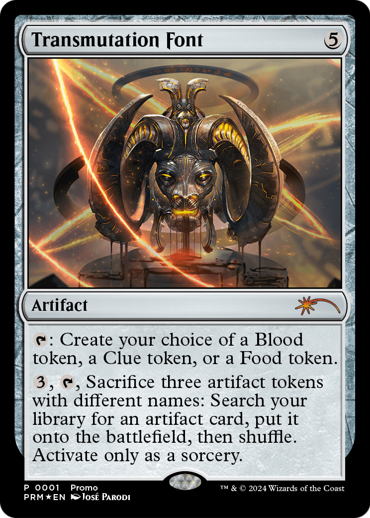 Transmutation Font (LARP-001) [Wizards Play Network 2024] Foil