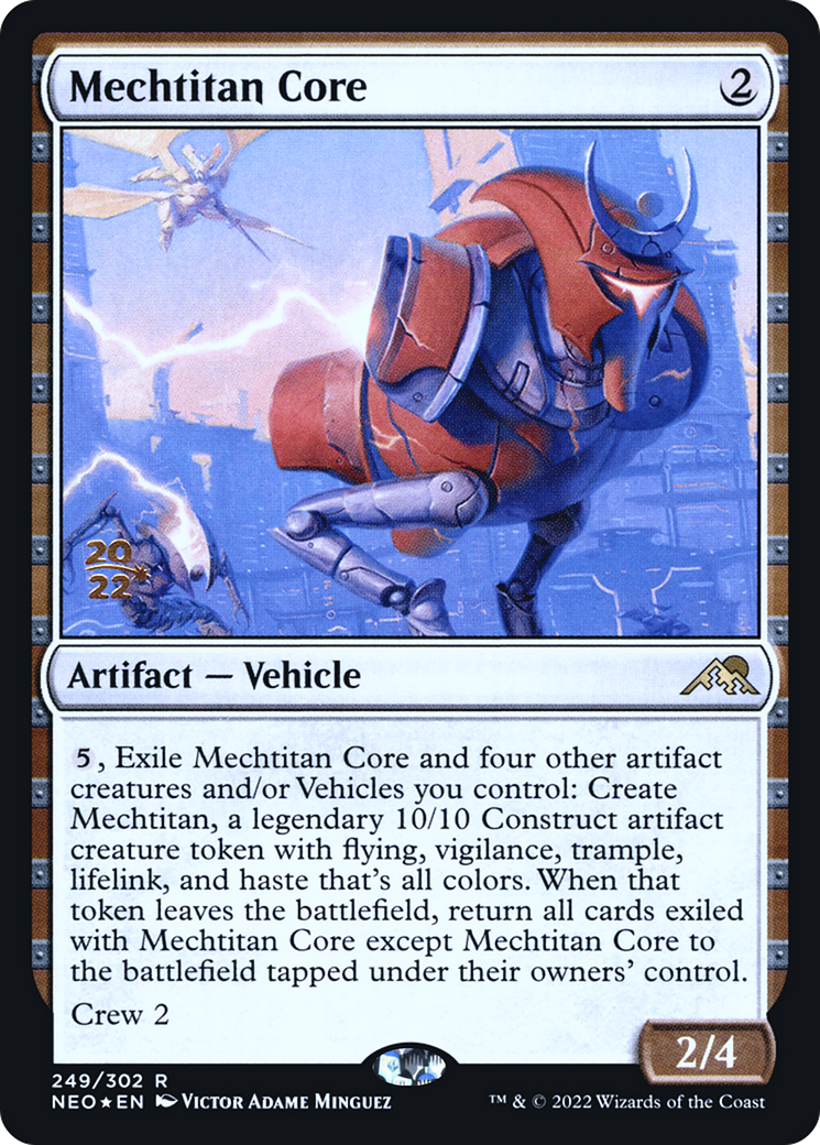 Mechtitan Core (PRE-249) [Kamigawa: Neon Dynasty Promos] Foil