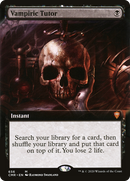 Vampiric Tutor (CMR-656) [Commander Legends]: (Extended Art) Foil