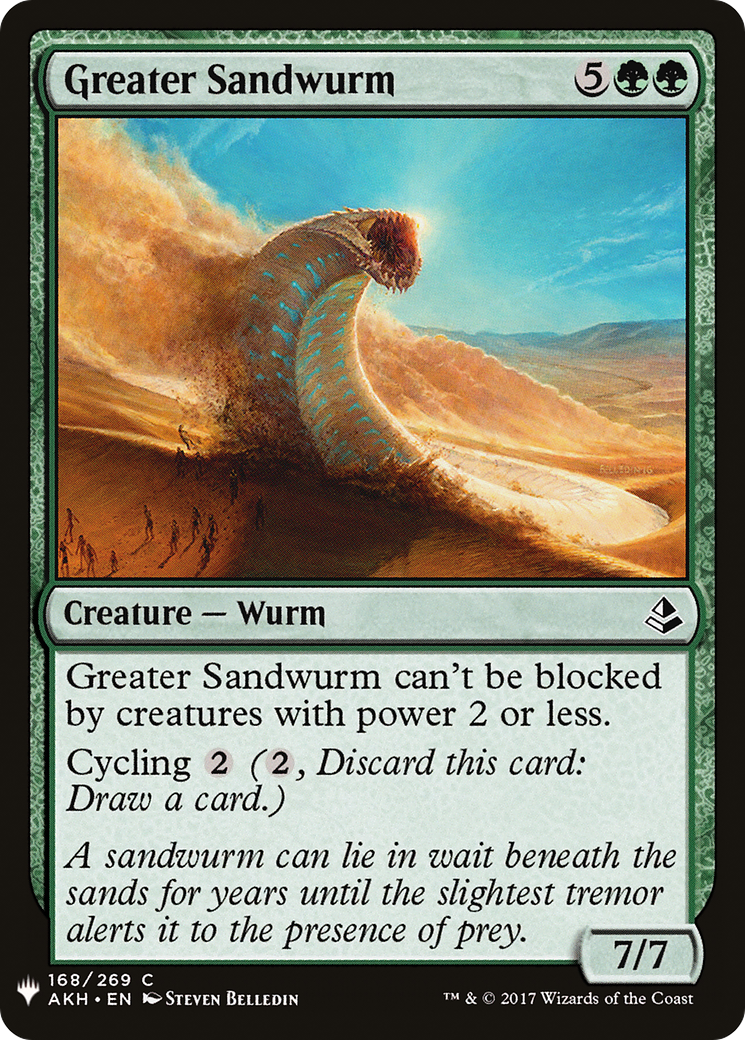 Greater Sandwurm (LIST-AKH-168) [The List]