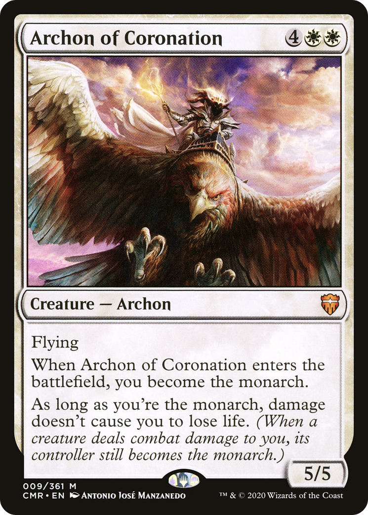 Archon of Coronation (CMR-009) [Commander Legends]