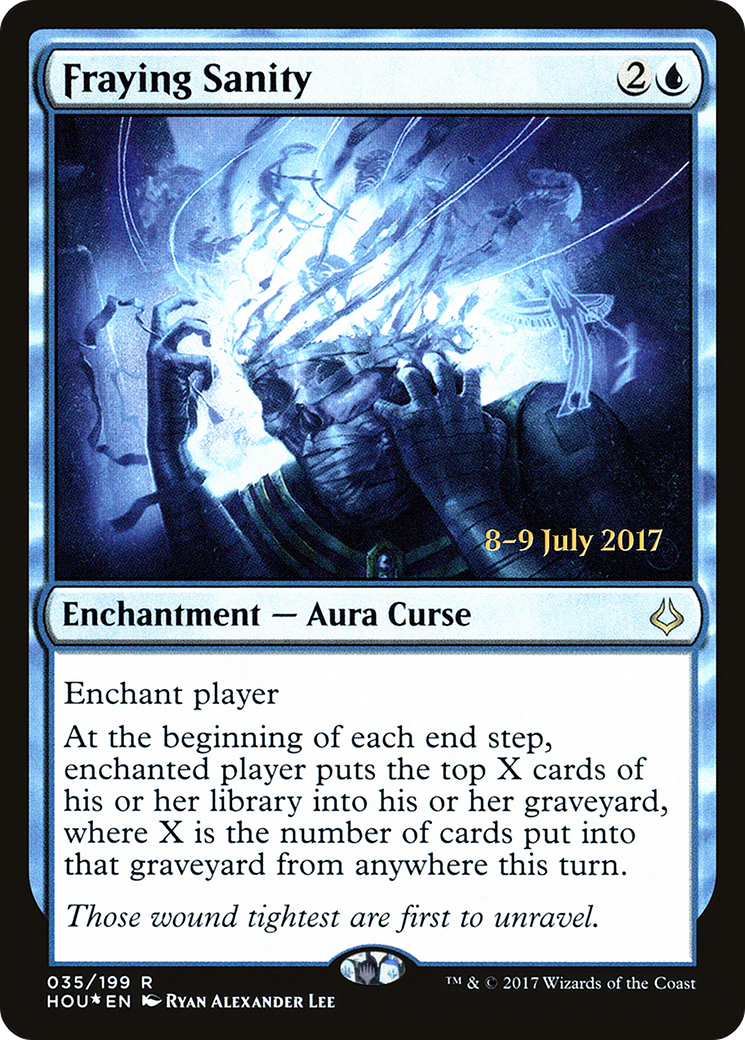 Fraying Sanity (PRE-35S) [Hour of Devastation Promos] Foil