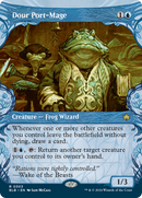 Dour Port-Mage (BLB-303) [Bloomburrow]: (Showcase) (Borderless)