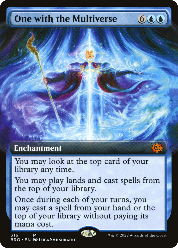 One with the Multiverse (BRO-316) [The Brothers' War]: (Extended Art) Foil