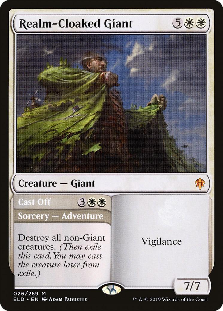 Realm-Cloaked Giant // Cast Off (ELD-026) [Throne of Eldraine]