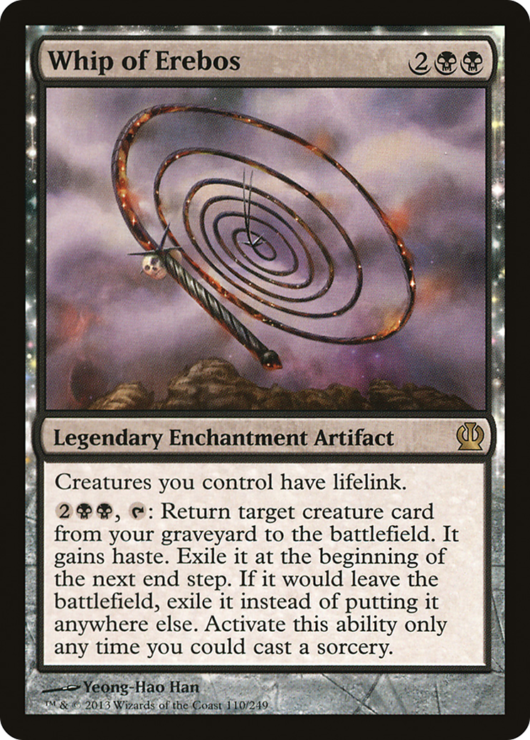 Whip of Erebos (THS-110) [Theros]: (enchantment) Foil