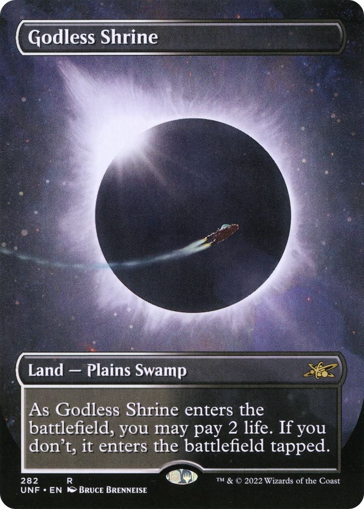 Godless Shrine (Borderless) (UNF-282) [Unfinity]