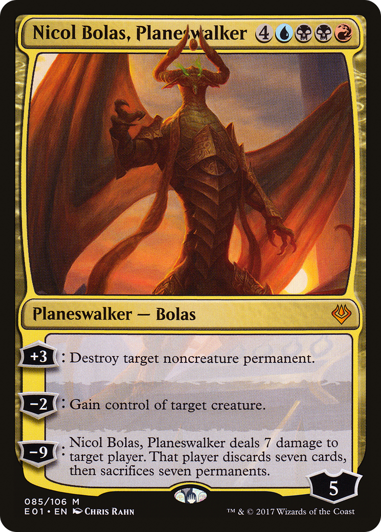 Nicol Bolas, Planeswalker (AC2-085) [Archenemy: Nicol Bolas]