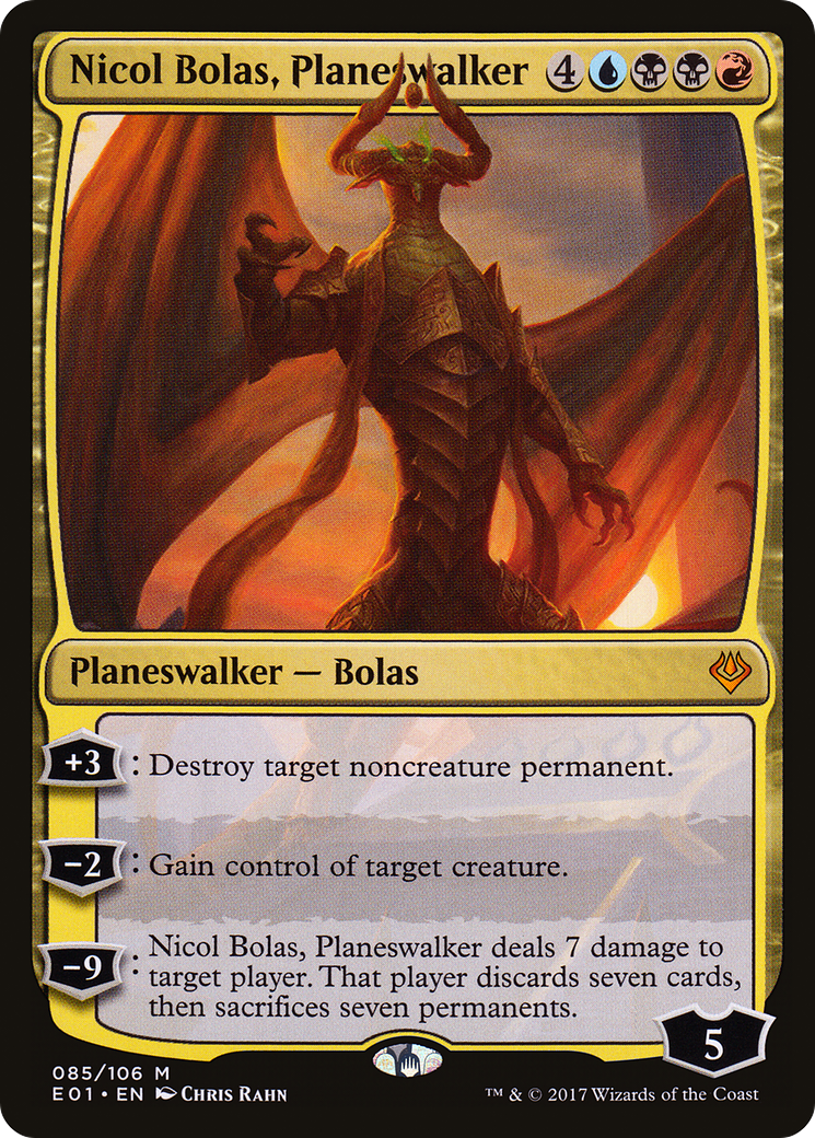 Nicol Bolas, Planeswalker (AC2-085) [Archenemy: Nicol Bolas]
