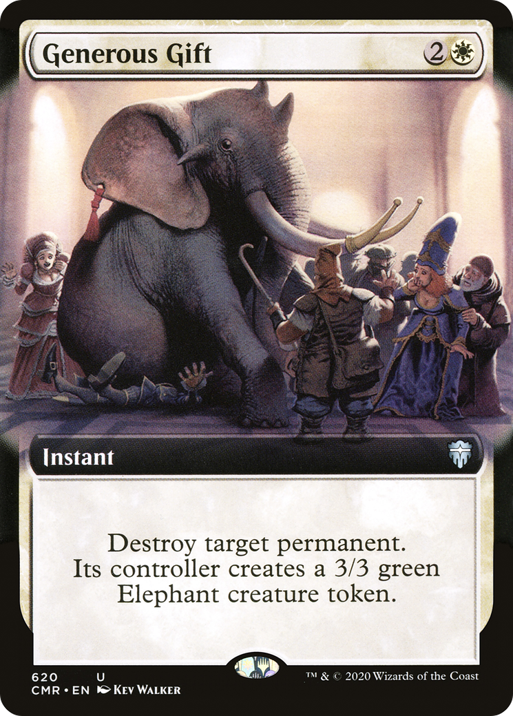 Generous Gift (CMR-620) [Commander Legends]: (Extended Art)
