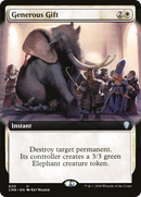 Generous Gift (CMR-620) [Commander Legends]: (Extended Art) Foil