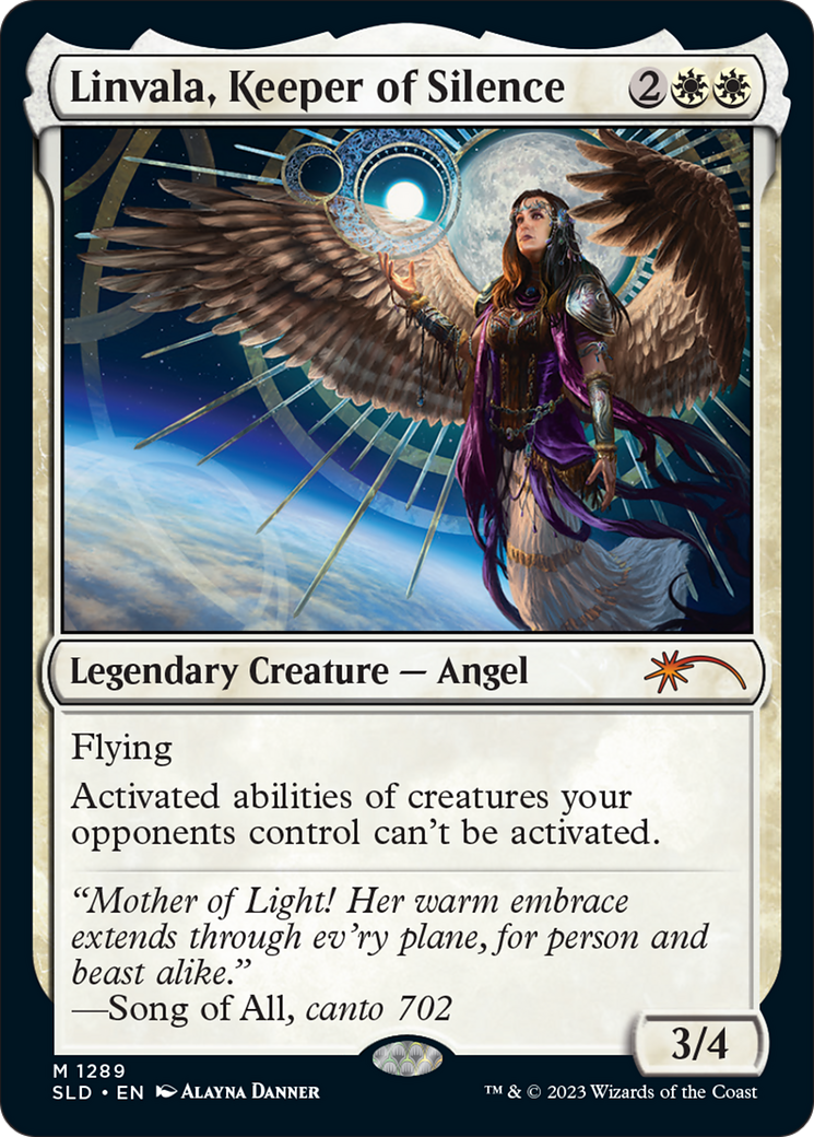 Linvala, Keeper of Silence (SLD-1289) [Secret Lair Drop] Foil