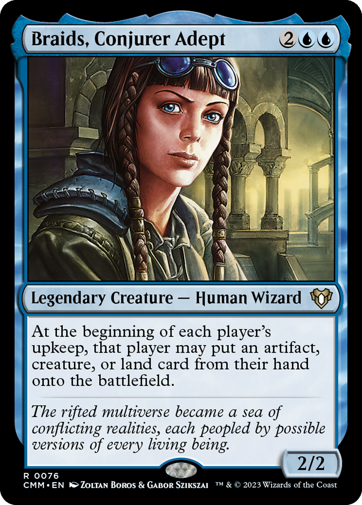 Braids, Conjurer Adept (CMM-076) [Commander Masters]