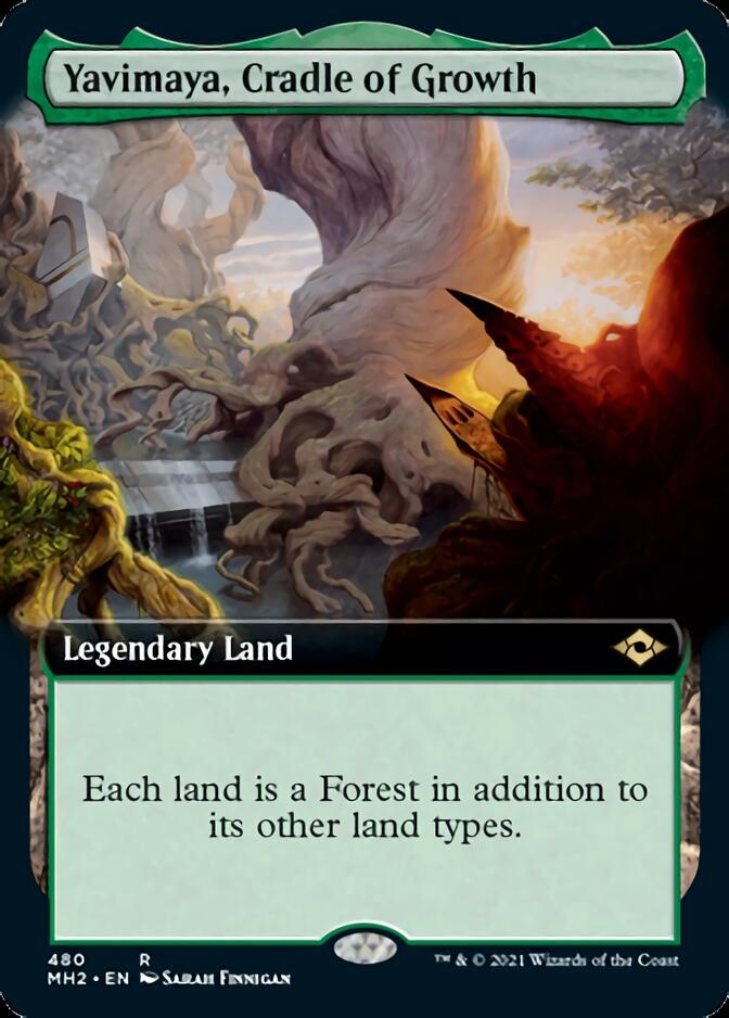 Yavimaya, Cradle of Growth (MH2-480) [Modern Horizons 2]: (Extended Art)