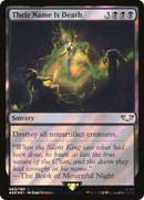 Their Name Is Death (Surge Foil) (40K-062) [Warhammer 40,000 Commander] Foil