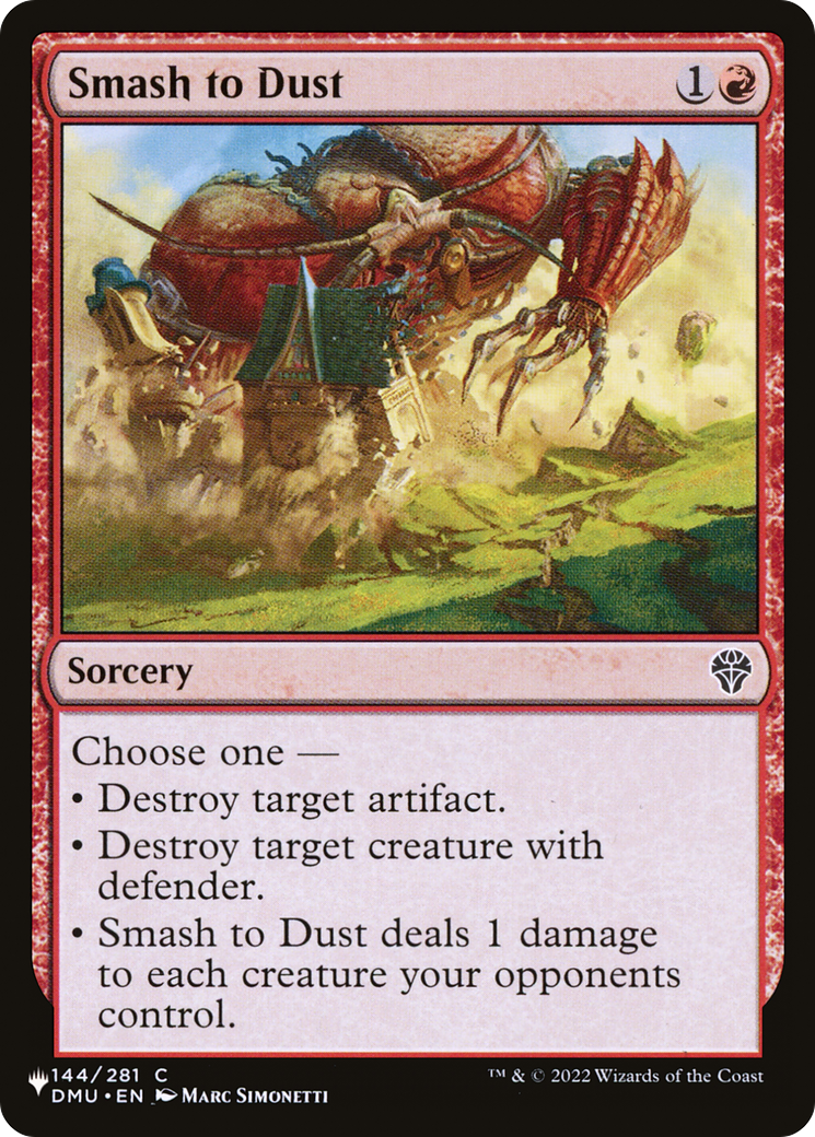 Smash to Dust (LIST-DMU-144) [The List]