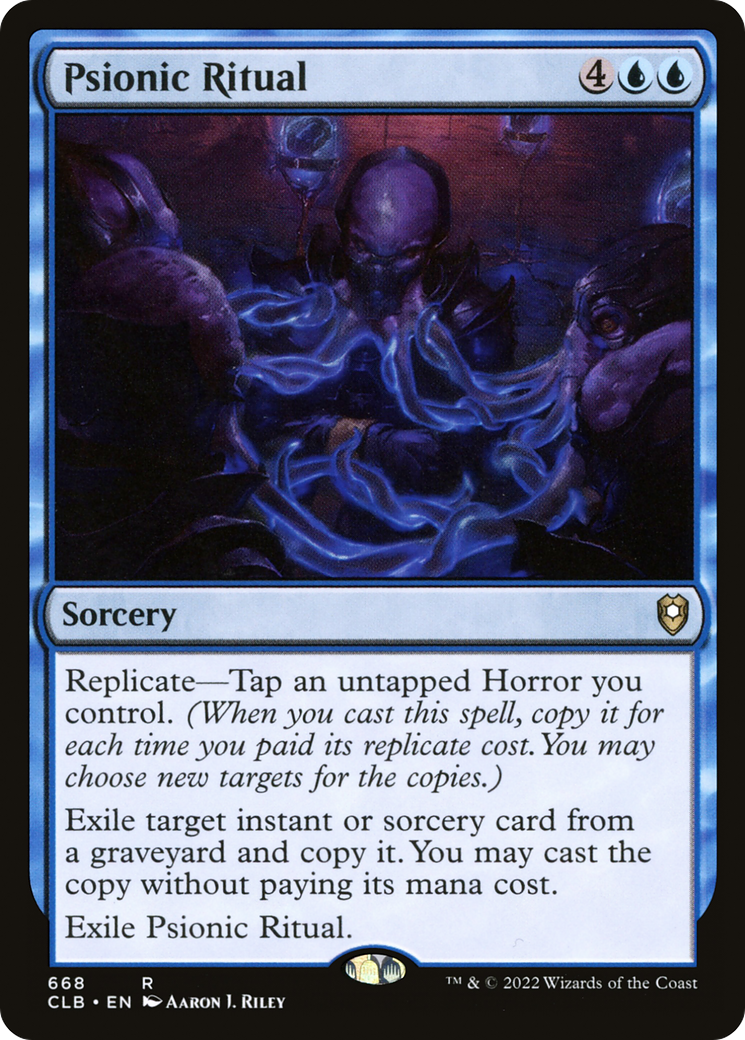 Psionic Ritual (CLB-668) [Commander Legends: Battle for Baldur's Gate]