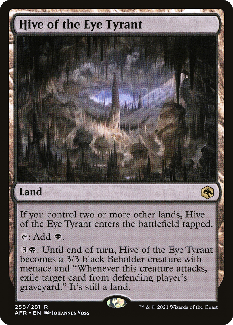 Hive of the Eye Tyrant (AFR-258) [Adventures in the Forgotten Realms]