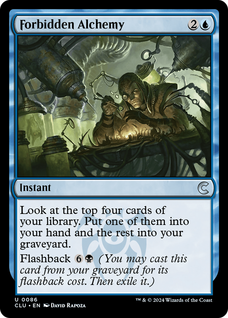 Forbidden Alchemy (CLU-086) [Ravnica: Clue Edition]