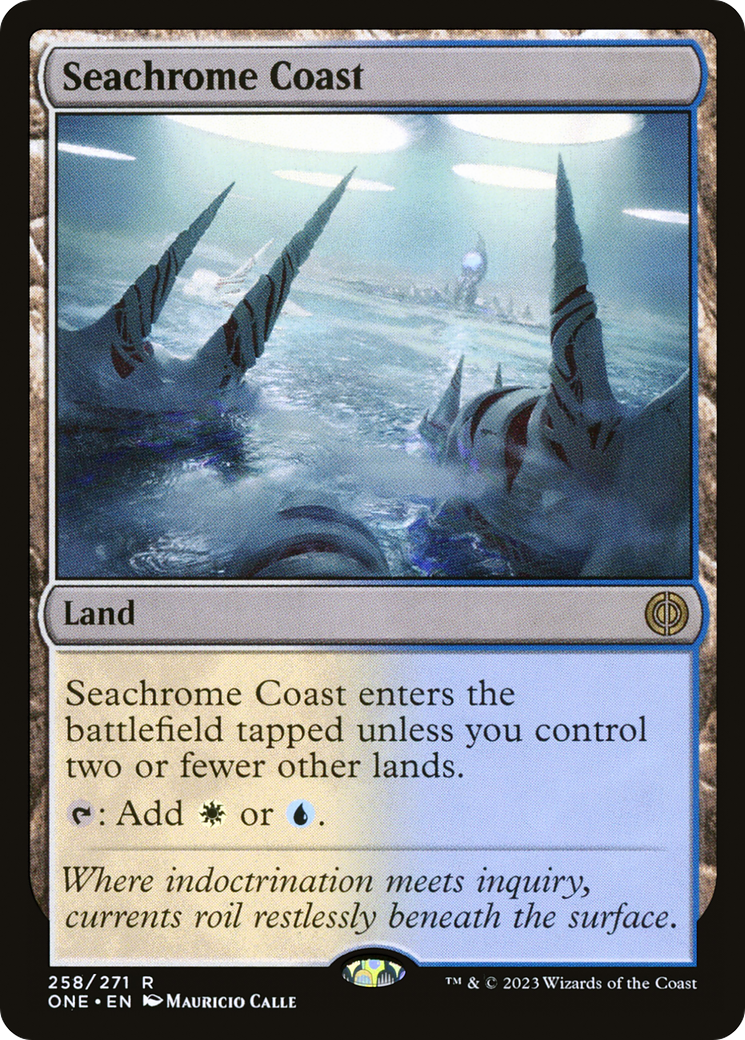Seachrome Coast (ONE-258) [Phyrexia: All Will Be One] Foil