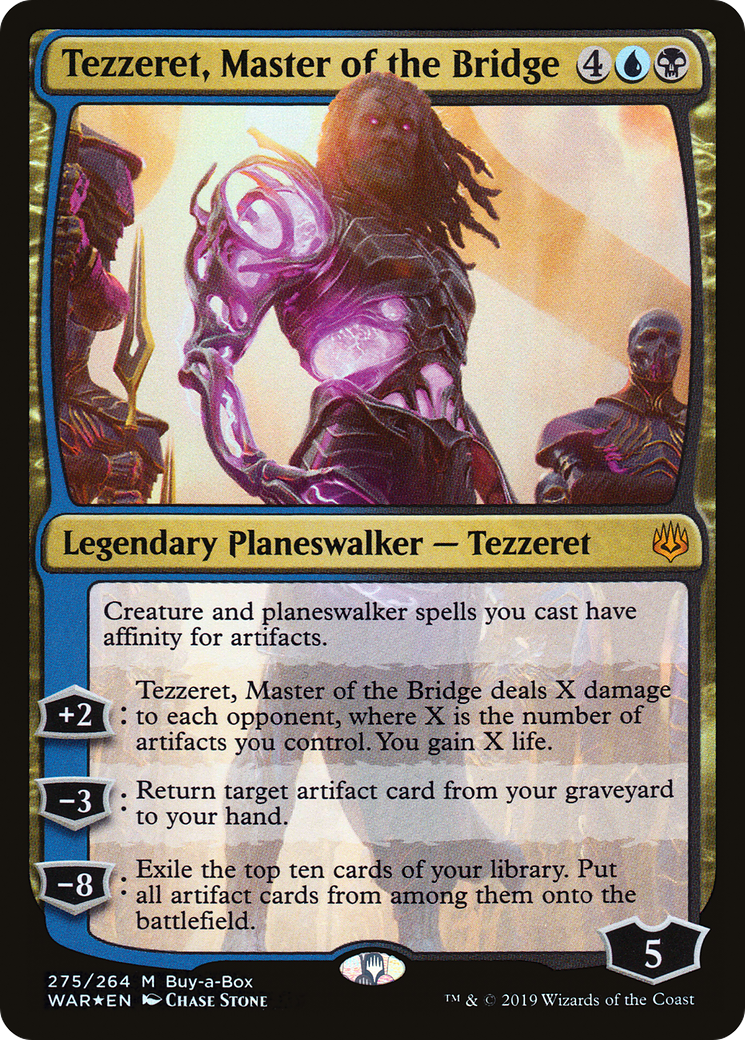 Tezzeret, Master of the Bridge (BABP-275) [War of the Spark] Foil