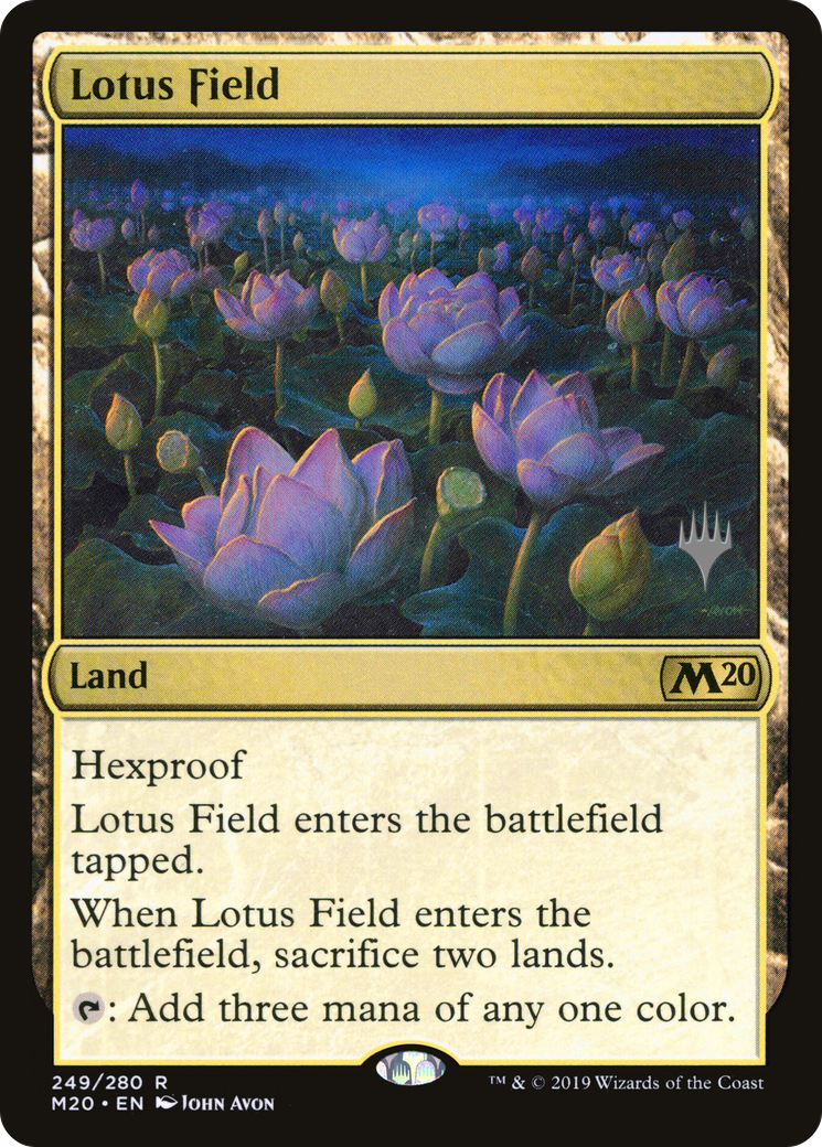 Lotus Field (PPM20-249P) [Promo Pack: Core Set 2020 Promos]