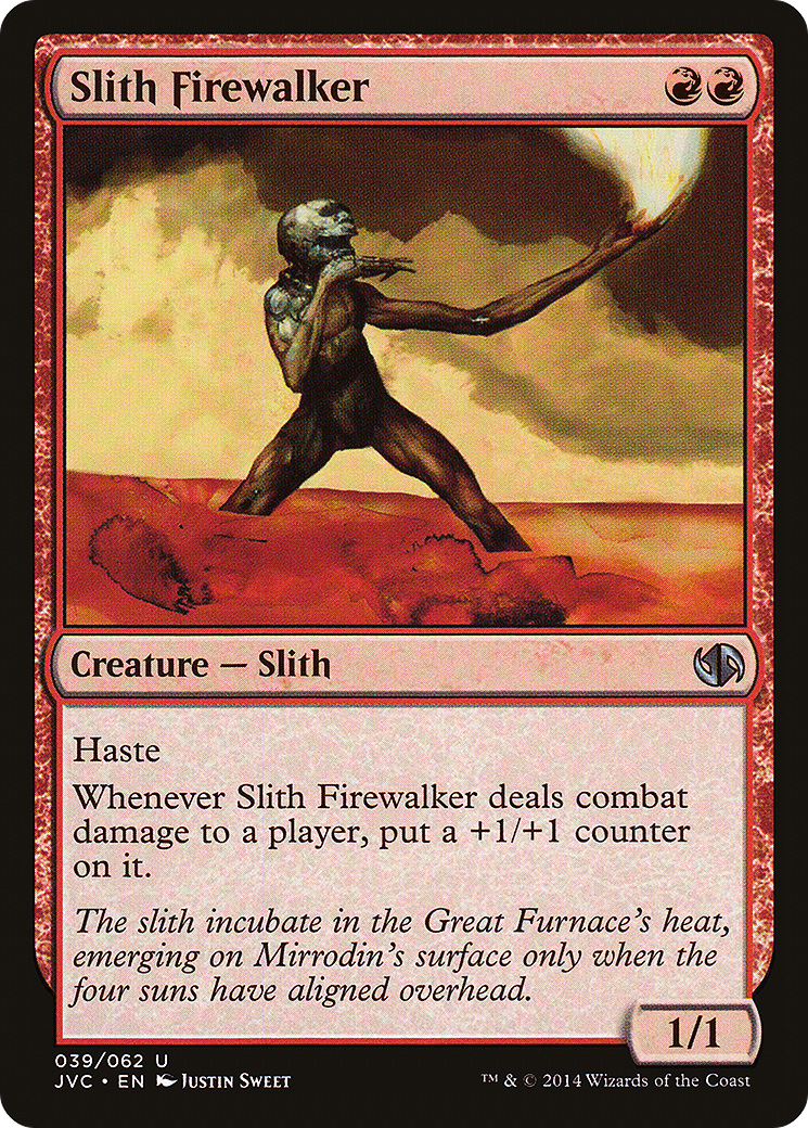 Slith Firewalker (DD3-039) [Duel Decks Anthology: Jace vs. Chandra]