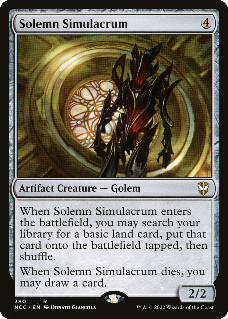 Solemn Simulacrum (NCC-380) [New Capenna Commander]