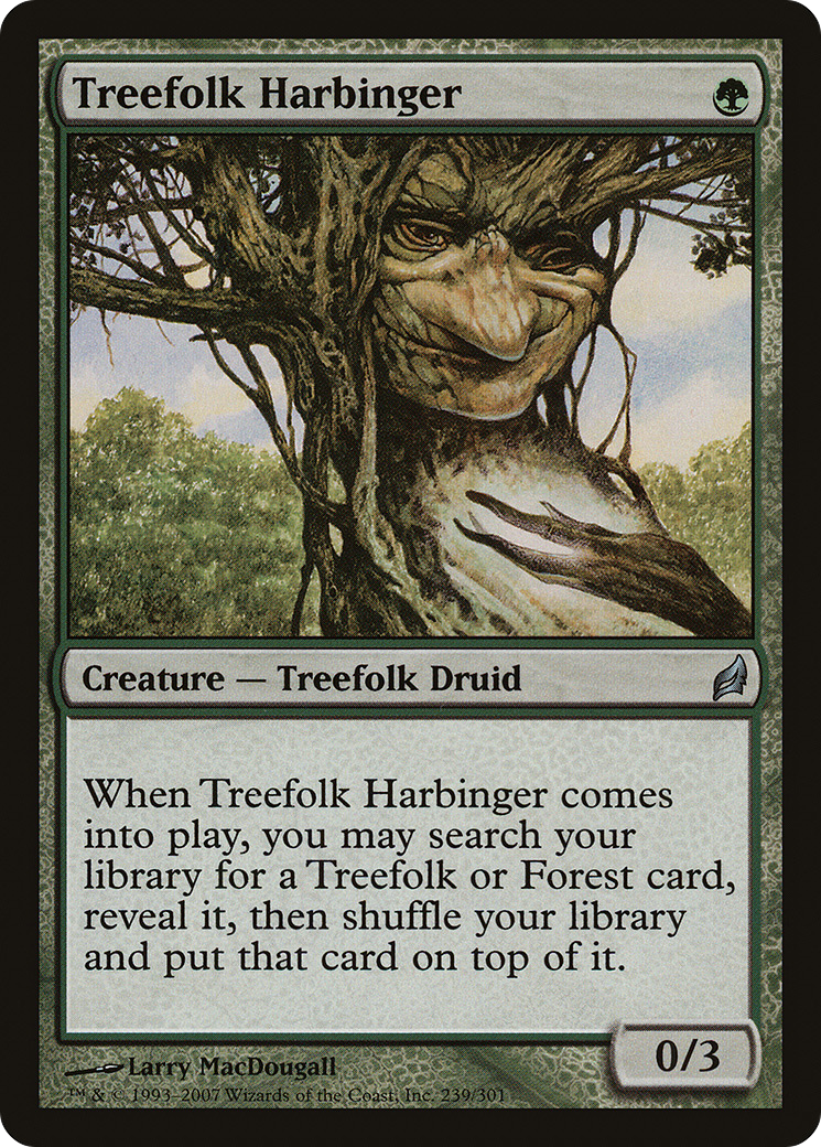 Treefolk Harbinger (LRW-239) [Lorwyn]