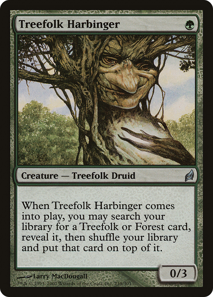 Treefolk Harbinger (LRW-239) [Lorwyn] Foil