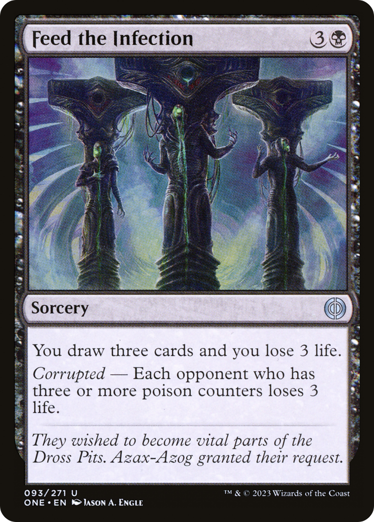 Feed the Infection (ONE-093) [Phyrexia: All Will Be One] Foil