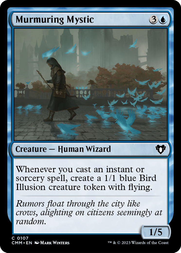 Murmuring Mystic (CMM-107) [Commander Masters] Foil