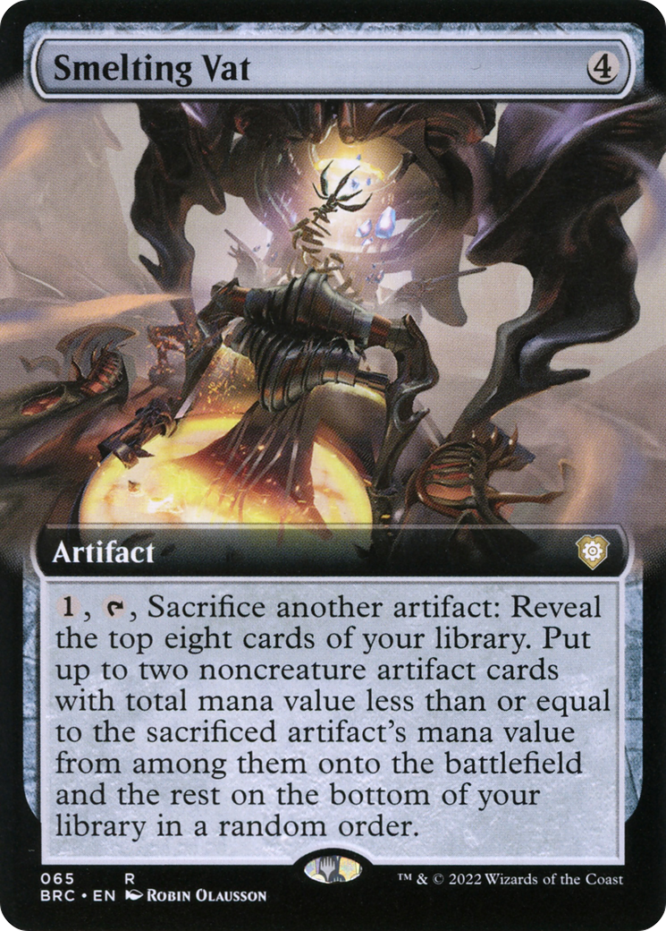 Smelting Vat (Extended Art) (BRC-065) [The Brothers' War Commander]
