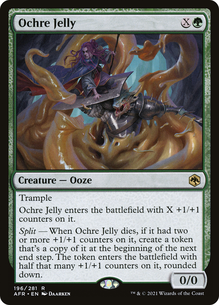 Ochre Jelly (AFR-196) [Adventures in the Forgotten Realms] Foil