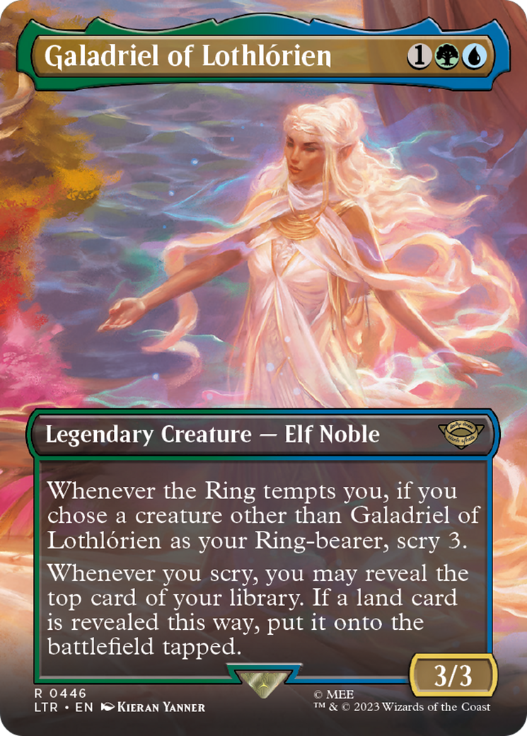 Galadriel of Lothlórien (LTR-446) [The Lord of the Rings: Tales of Middle-earth] (Borderless) Foil