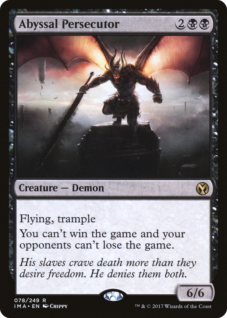 Abyssal Persecutor (IMA-078) [Iconic Masters] Foil