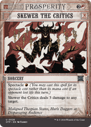 Skewer the Critics (OTP-026) [Breaking News]: (Showcase) (Borderless)