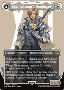 Dion, Bahamut's Dominant (Borderless) (Surge Foil) (FIN-521) [FINAL FANTASY] Foil