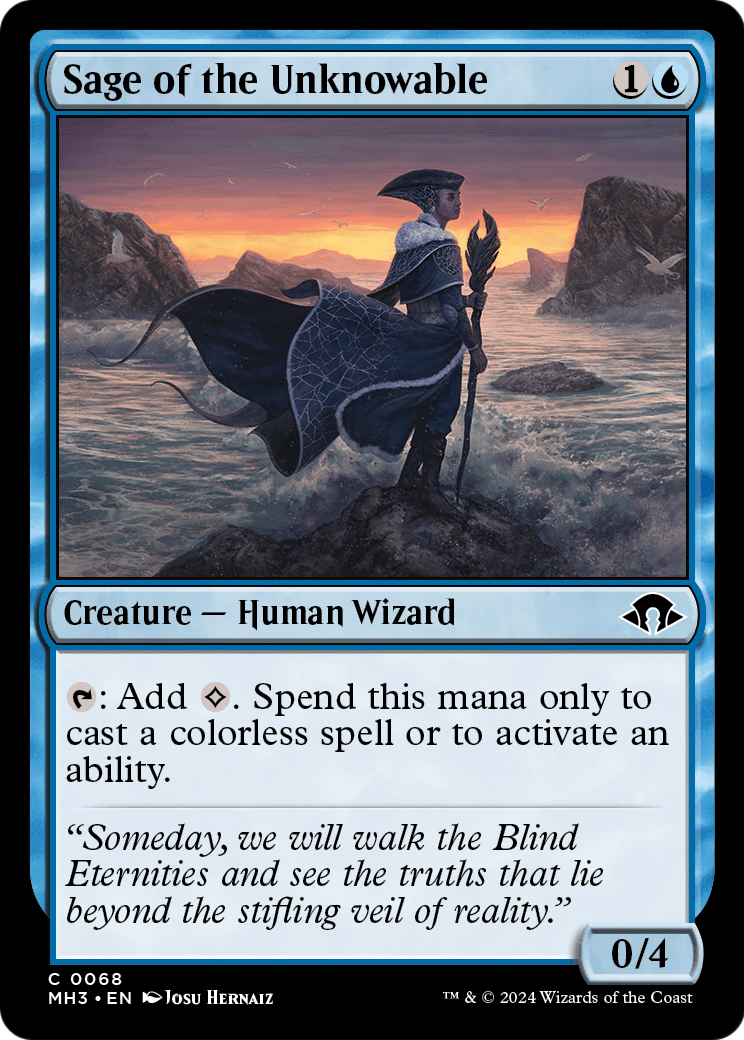 Sage of the Unknowable (MH3-068) [Modern Horizons 3]
