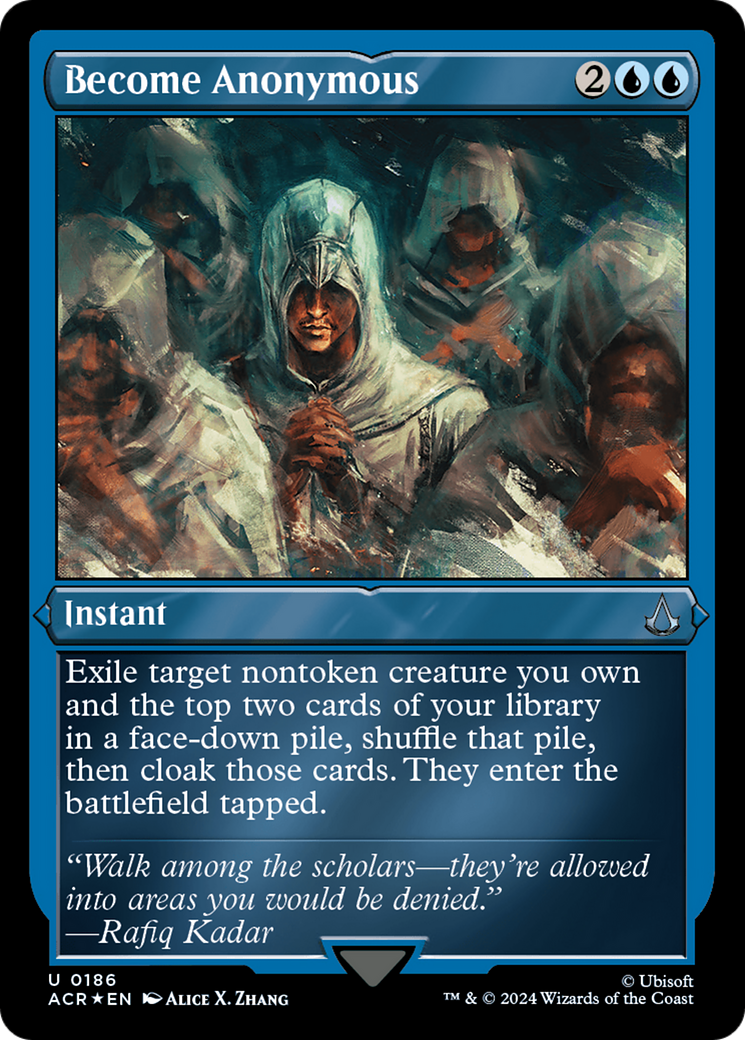 Become Anonymous (ACR-186) [Assassin's Creed] Etched Foil
