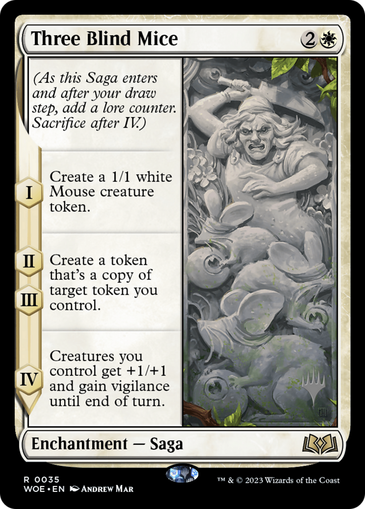 Three Blind Mice (PPWOE-35P) [Wilds of Eldraine Promos]