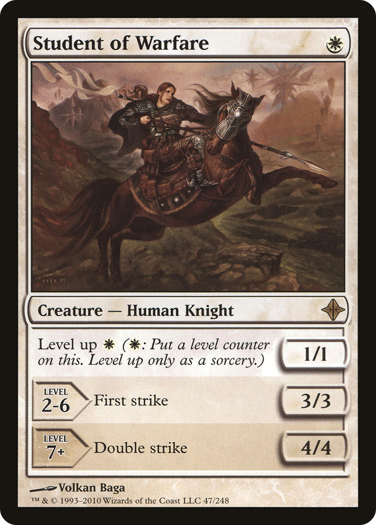 Student of Warfare (ROE-047) [Rise of the Eldrazi]