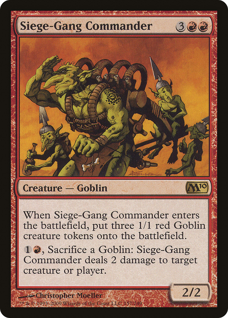 Siege-Gang Commander (M10-157) [Magic 2010]