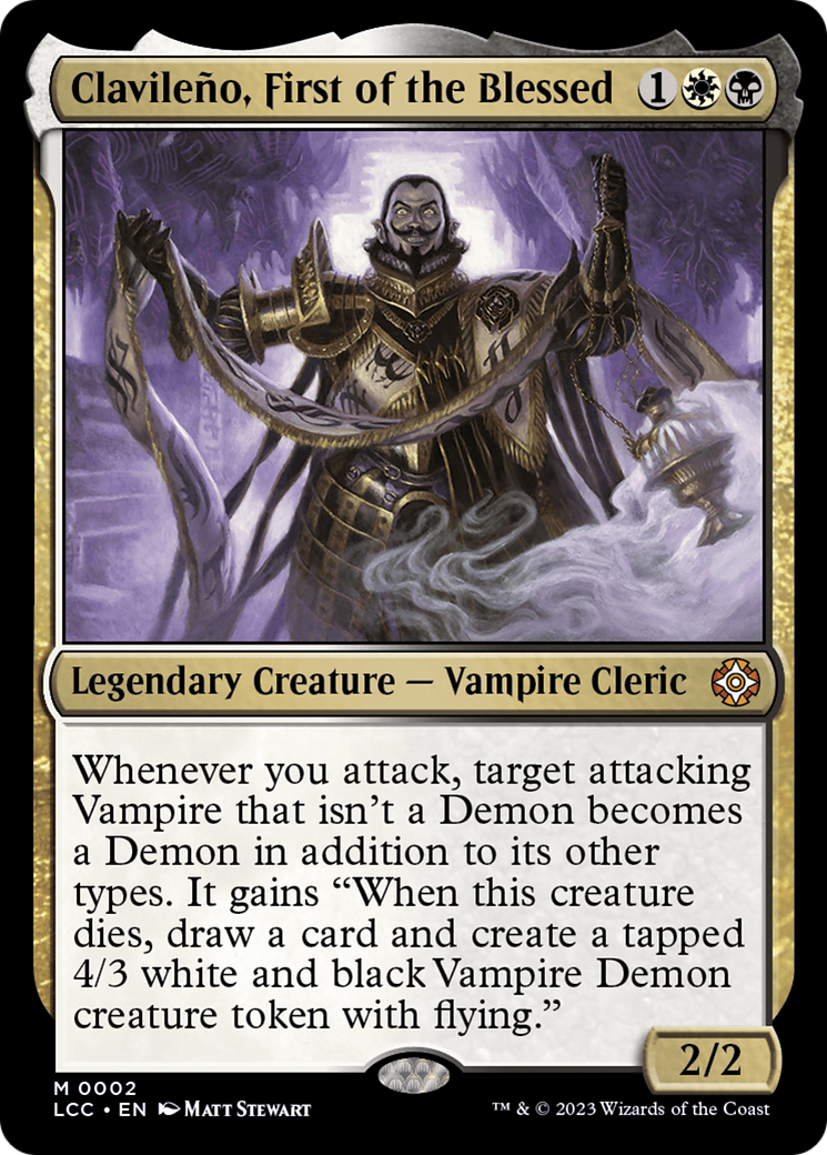 Clavileño, First of the Blessed (LCC-002) [The Lost Caverns of Ixalan Commander]