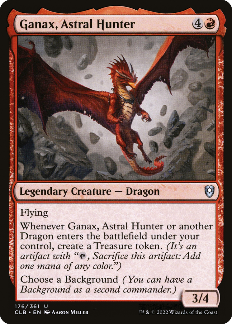 Ganax, Astral Hunter (CLB-176) [Commander Legends: Battle for Baldur's Gate] Foil