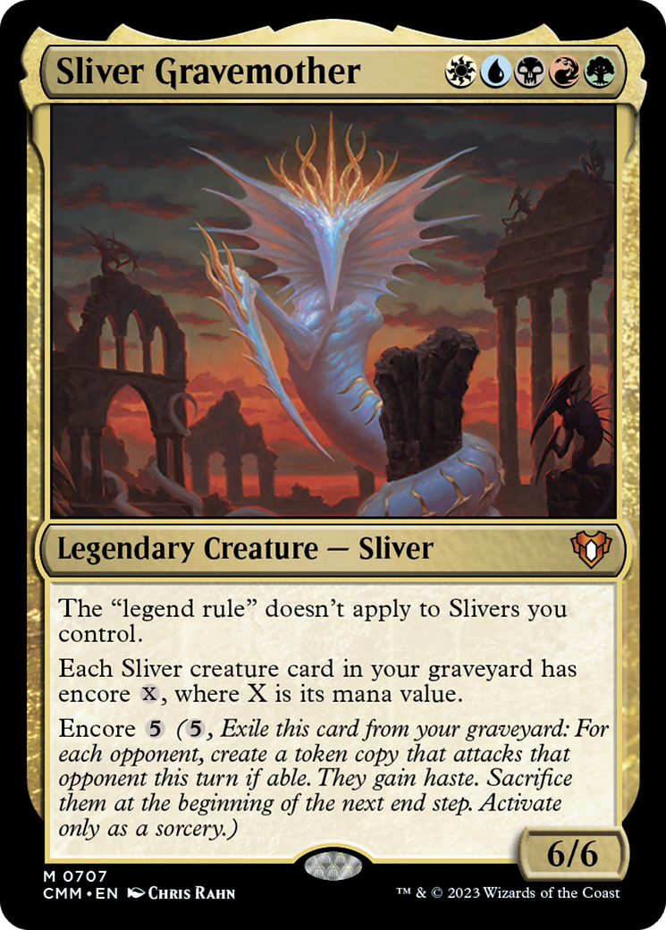 Sliver Gravemother (CMM-707) [Commander Masters] Foil