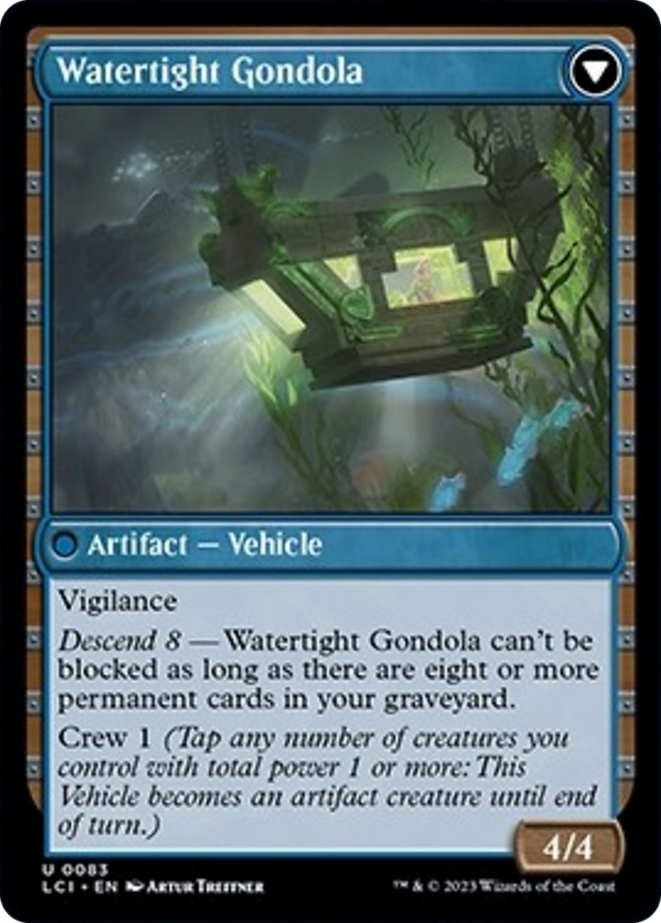 Waterlogged Hulk // Watertight Gondola (LCI-083) [The Lost Caverns of Ixalan]